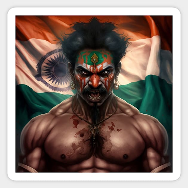 Get Your India Villain Fix with this Eye-Catching Sticker by HappysSpace